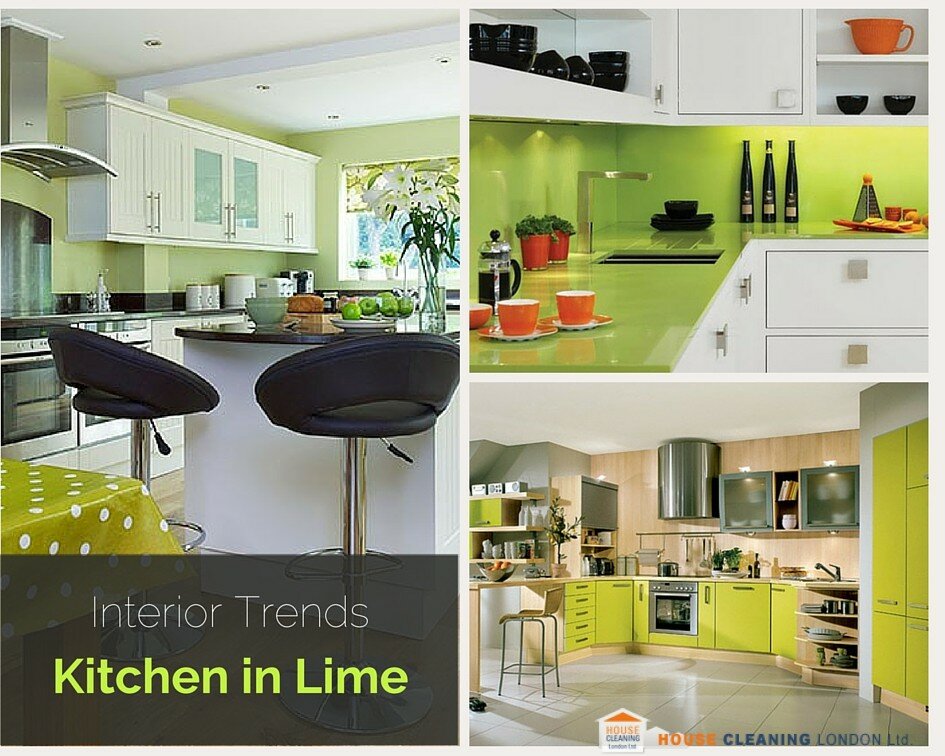 Lime - the new trendy colour in the kitchen